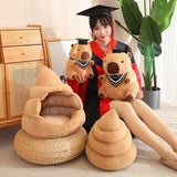 Kawaii Snack Attack: Hamburger Capybara Dog Pig Capibaras Pizza Bubble Tea Cushion Plush Animals - Tophatter Daily Deals