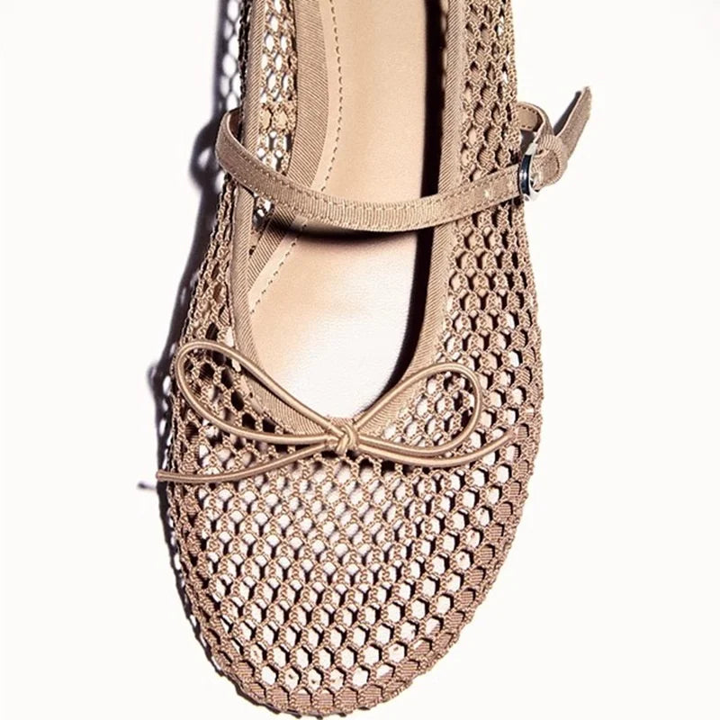 Breathable Women’s Ballet Flats - Mary Jane, Mesh, Summer - Tophatter Daily Deals