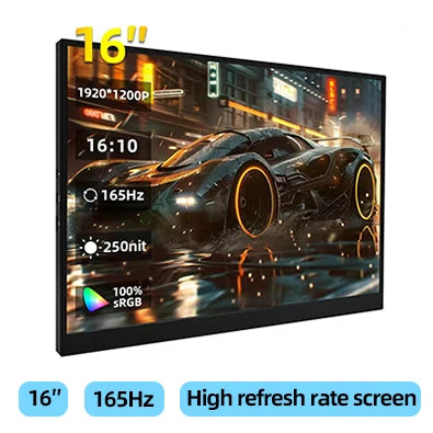 2K Portable Monitor 14 Inch Touch HDR 60Hz Gaming Display - Tophatter Daily Deals