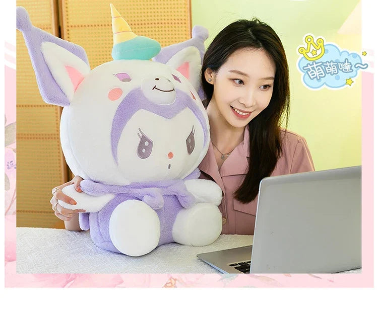 Sanrio Kuromi Unicorn Plush Toy Anime - Tophatter Daily Deals