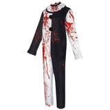 Clown Costume Bloody Jumpsuit Halloween 2025 Scary Party - Tophatter Daily Deals