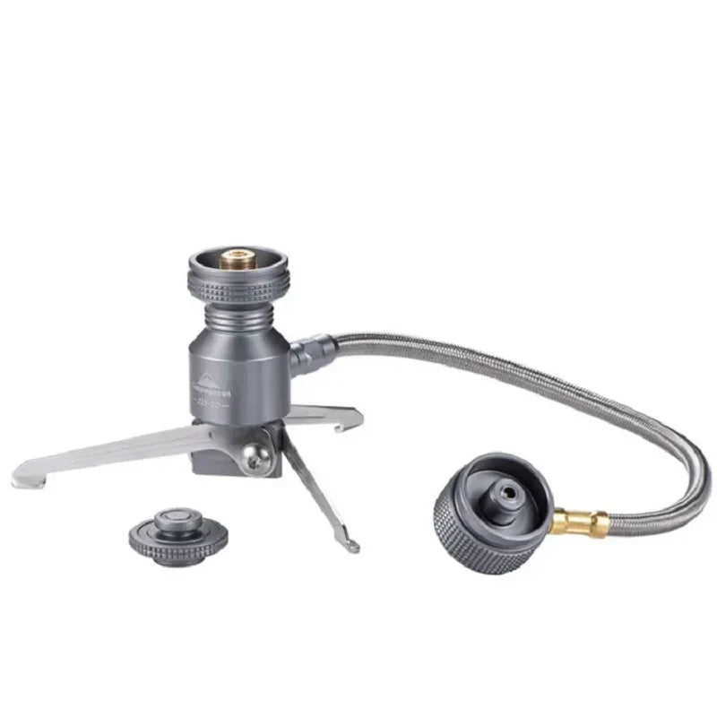 Camping Furnace Support Dual Stove Silver Camp Cooking - Tophatter Daily Deals