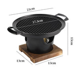 Detachable Camping Alcohol Stove Black Camp Cooking - Tophatter Daily Deals