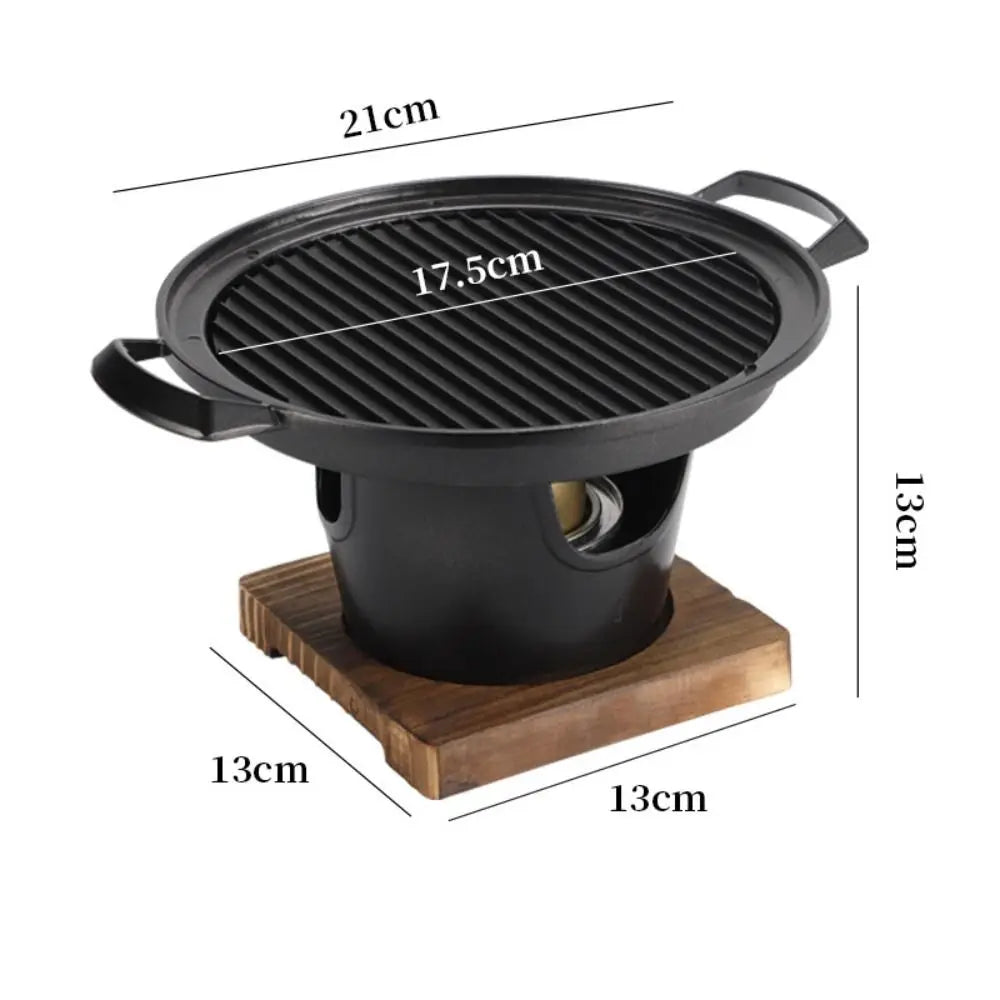 Detachable Camping Alcohol Stove Black Camp Cooking - Tophatter Daily Deals