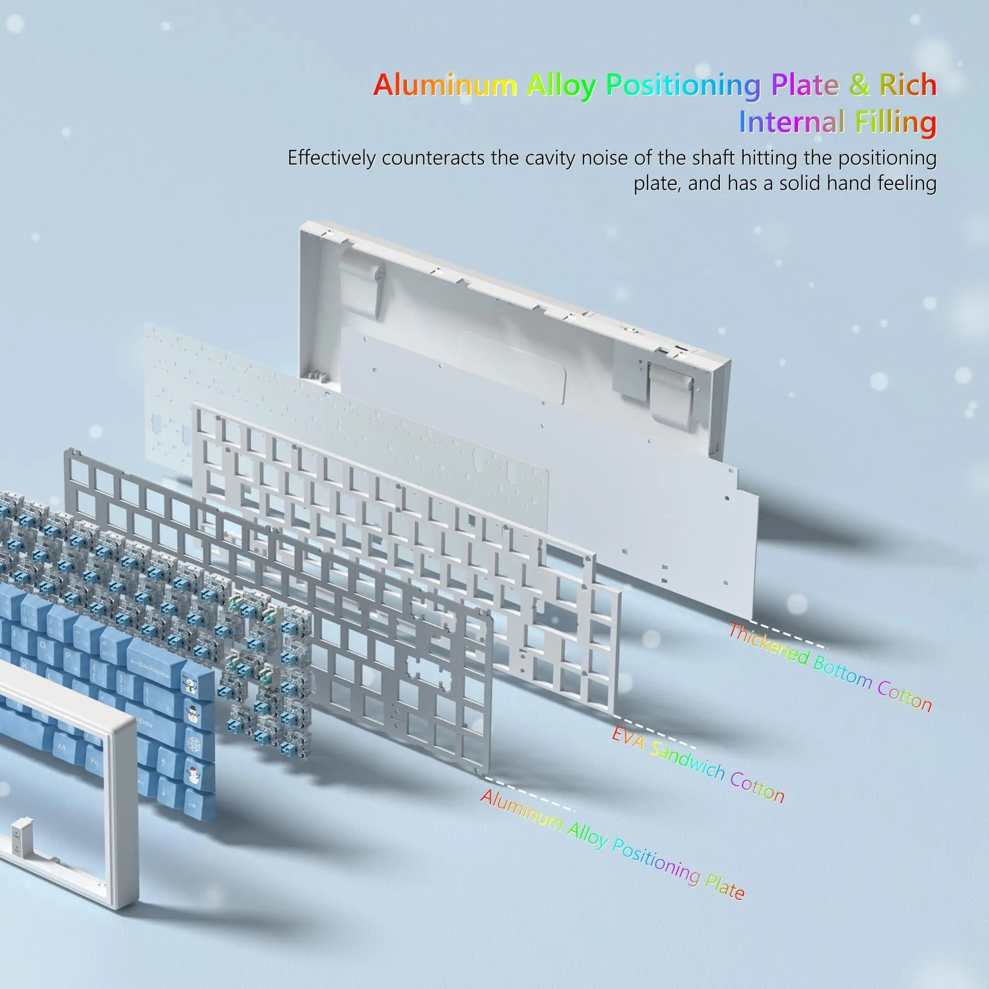 Mechanical Keyboard 68-Key Hall Effect RGB Wired Compact - Tophatter Daily Deals