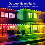 LED Eaves Lights Waterproof Remote Controlled Outdoor - Tophatter Daily Deals