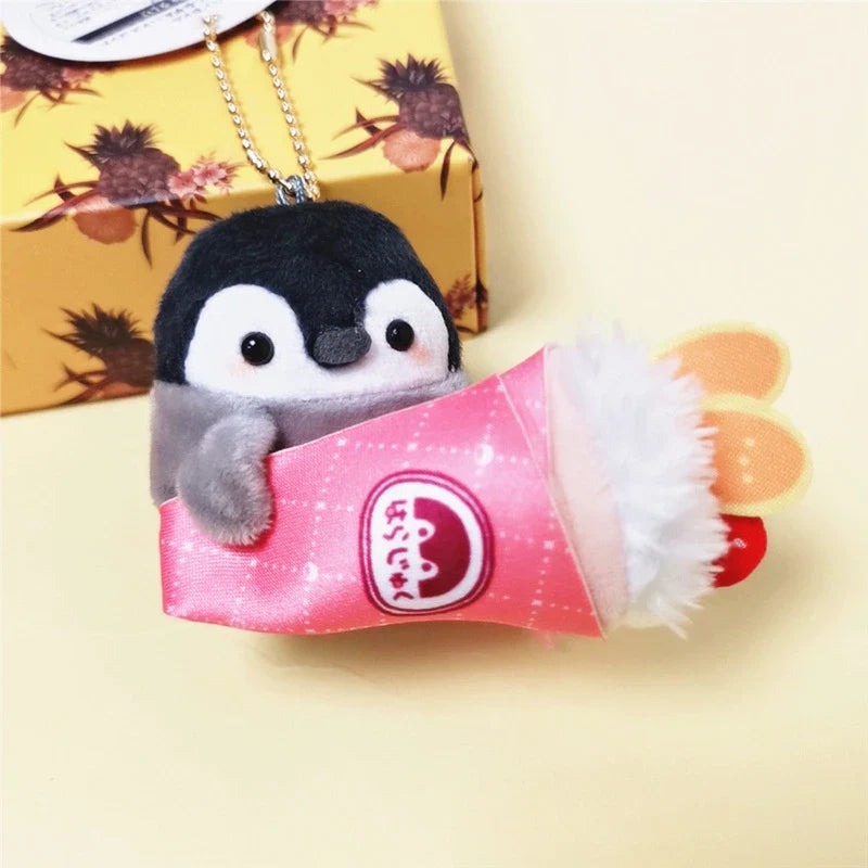 Penguin Ebi Fried Shrimp Prawn Plush Keychain 10cm Crepe Food - Tophatter Daily Deals