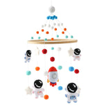 Wooden Baby Mobile With Music Box Newborn Sensory Toys astronaut - Tophatter Daily Deals