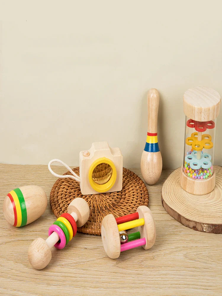 Musical Rattle Set With Xylophone Newborn Sensory Toys - Tophatter Daily Deals