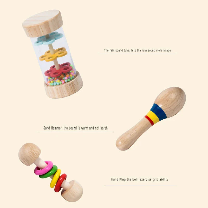 Musical Rattle Set With Xylophone Newborn Sensory Toys - Tophatter Daily Deals
