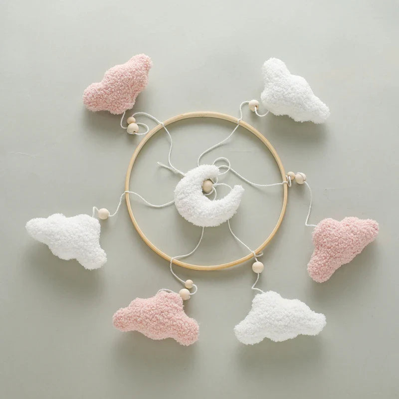 Baby Crib Mobile Wooden Nursery Newborn Sensory Toys - Tophatter Daily Deals