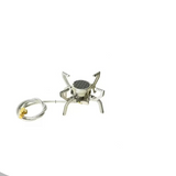 Ultralight Folding Infrared Mini Camping Stove Silver Camp Cooking - Tophatter Daily Deals