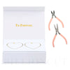 DIY Couple Bracelet Kit Valentine 2025 Eternal Gift Double Heart - Tophatter Daily Deals
