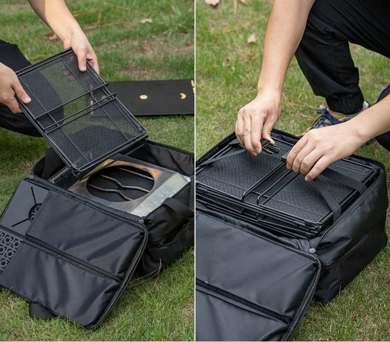 Storage Bag IGT Module Camping Organizer Black Duffel Bags - Tophatter Daily Deals