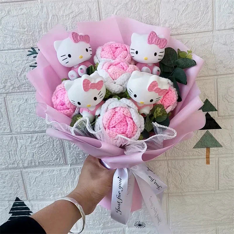 Sanrio Hello Kitty Plush Bouquet Flowers Flowers - Tophatter Daily Deals