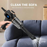 Mini Wireless Car Vacuum Cleaner High-Power Household Cleaning Machine Household Appliances - Tophatter Daily Deals