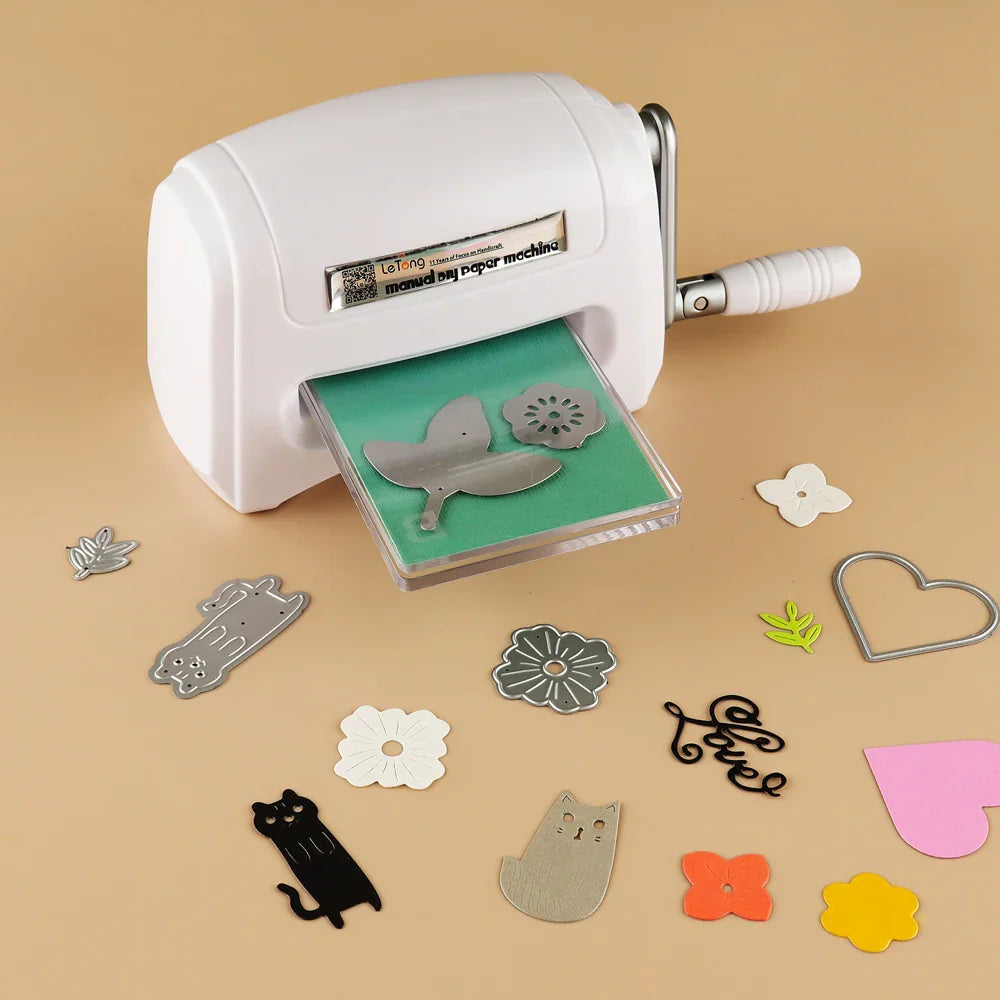 Die Cutting Machine Mini Handheld For DIY Scrapbooking - Tophatter Daily Deals