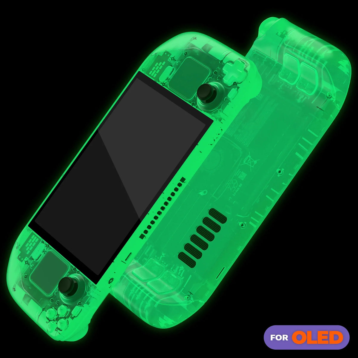 Steam Deck OLED Replacement Housing Kit Clear Shell - Tophatter Daily Deals