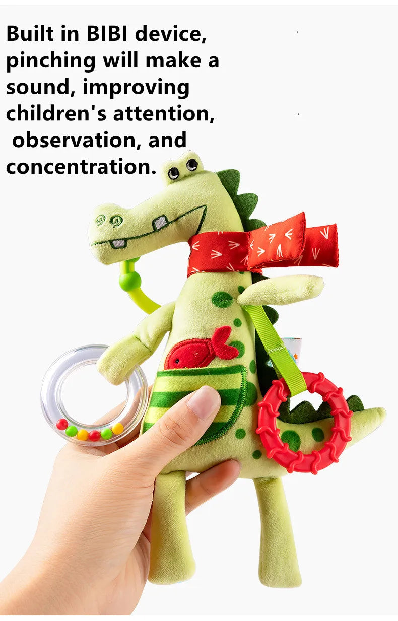 Giraffe Spiral Crib Toy Newborn Sensory Toys Rattle - Tophatter Daily Deals