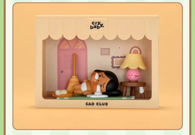 Genuine Pop Mart Crybaby Sad Club Series Figurine Scene Sets by Molly Flowers - Tophatter Daily Deals