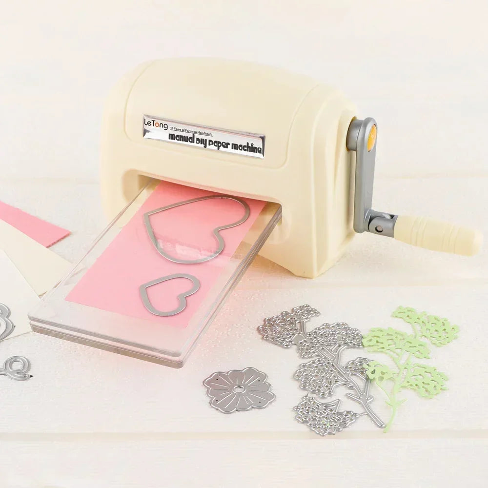 Die Cutting Machine Mini Manual Hand Crank Craft Tool - Tophatter Daily Deals