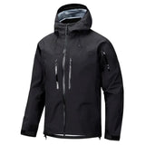 Waterproof Men's Jacket - Hooded Softshell, For Camping Black - Tophatter Daily Deals