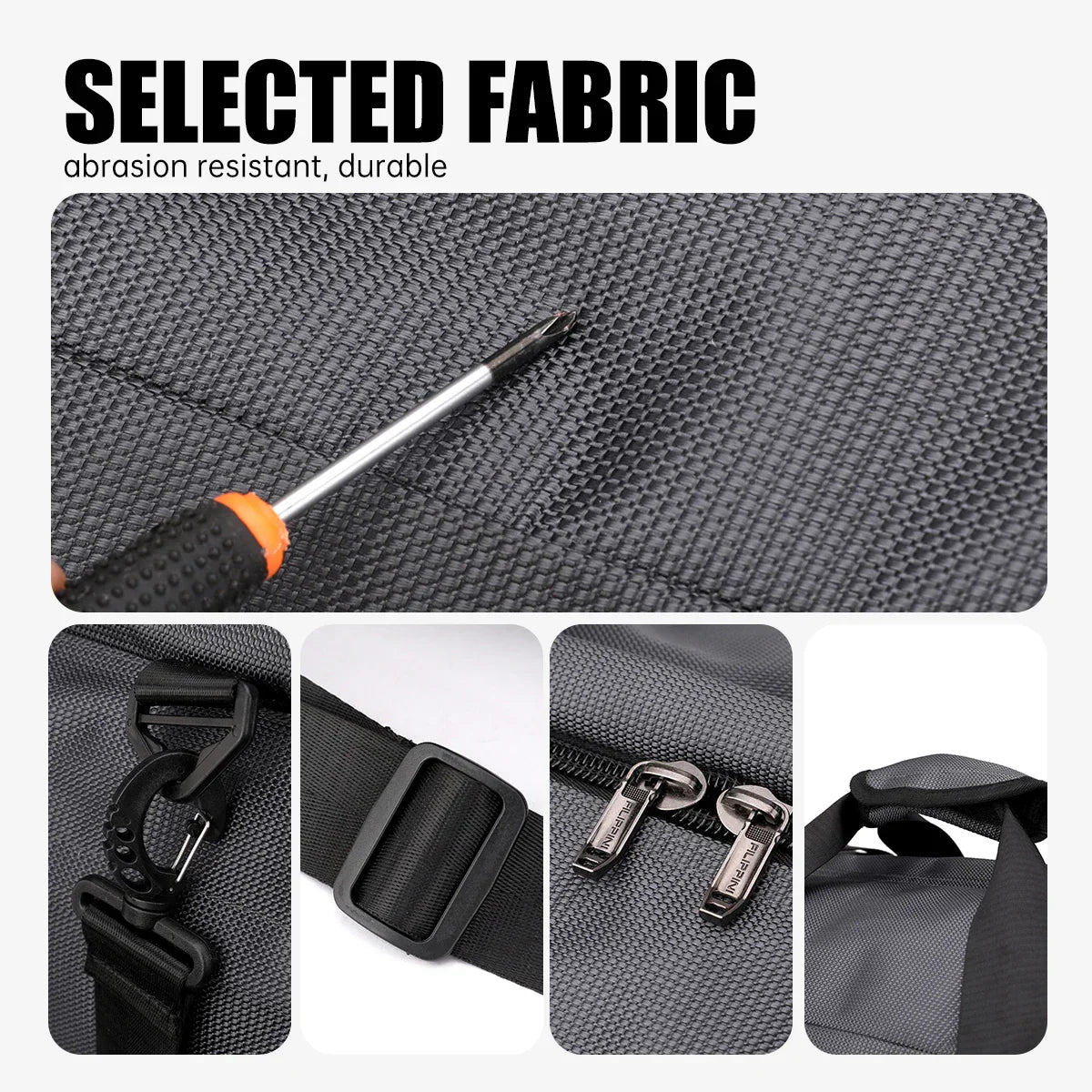 Roller Travel Duffel Bag with Fixed Casters Grey Duffel Bags - Tophatter Daily Deals