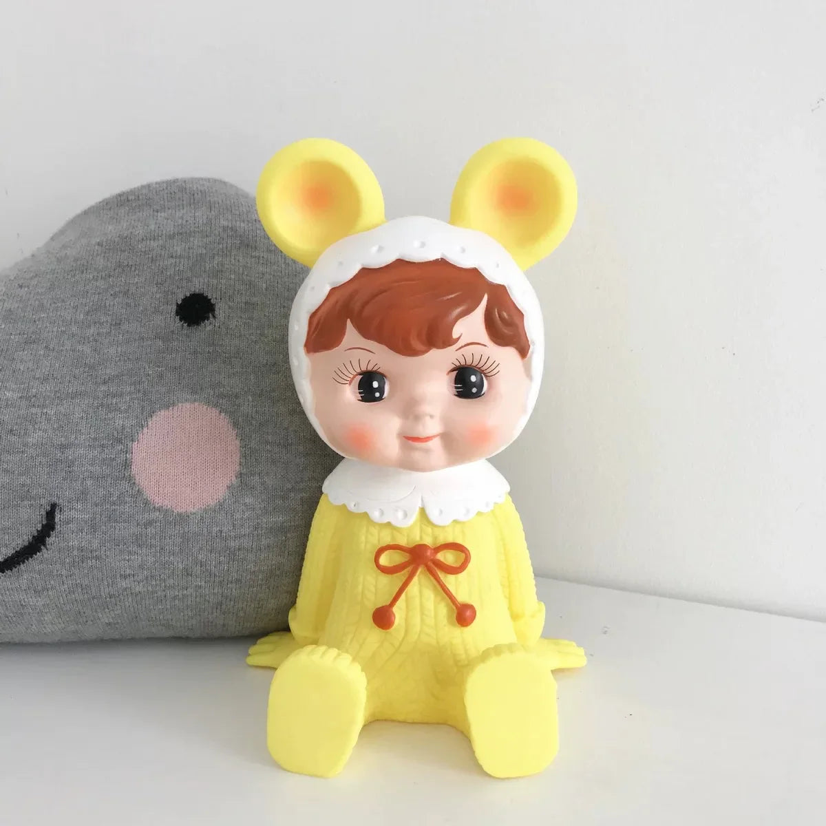 Classic Baby Girl Doll Cute Latex Rubber Baby Kids Office Decor Animals - Tophatter Daily Deals