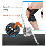Spring-Loaded Knee Booster Support Pad Black Fitness - Tophatter Daily Deals