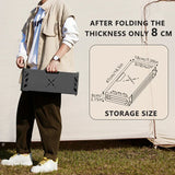 Tactical Folding Camping IGT-Compatible Table Black Camp Furniture - Tophatter Daily Deals