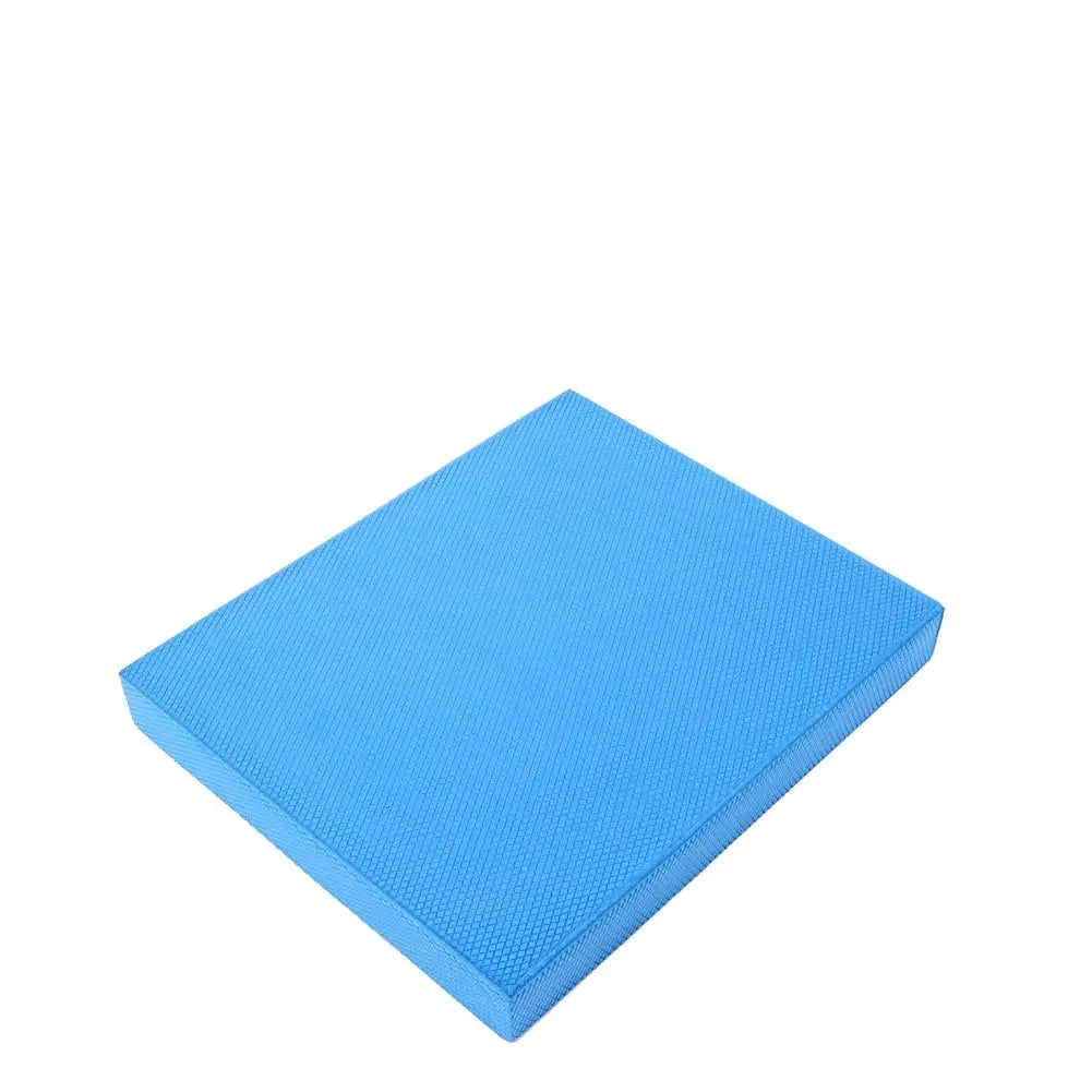 High-Density TPE Balance Pad Non-Slip Foam Cushion Blue Yoga & Pilates Mats - Tophatter Daily Deals