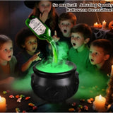 Witch Cauldron Fog Machine Halloween Prop With LED Glow - Tophatter Daily Deals
