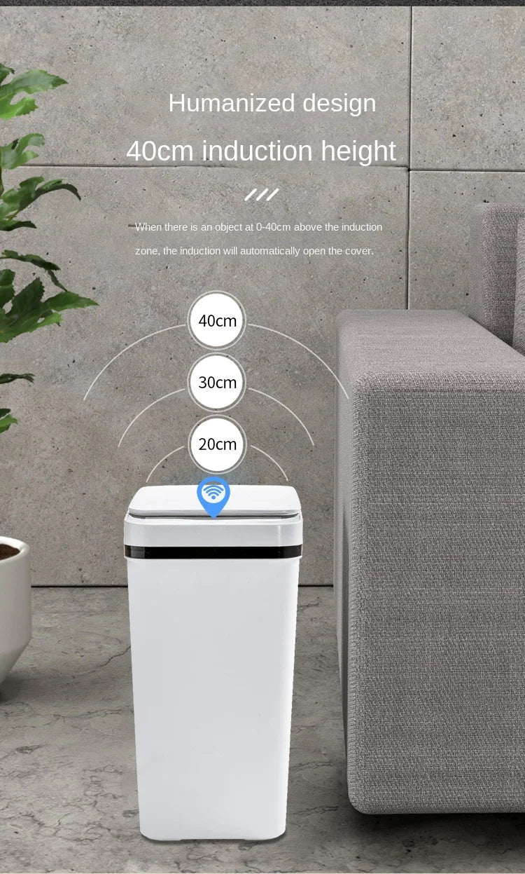 Smart Trash Can Automatic Sensor Bin Touchless Odor Control - Tophatter Daily Deals