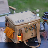 42L Camping Tactical Storage Bag Khaki Camping & Hiking - Tophatter Daily Deals