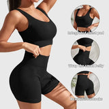 Women's Seamless Ribbed Yoga Set Fitness & Exercise - Tophatter Daily Deals