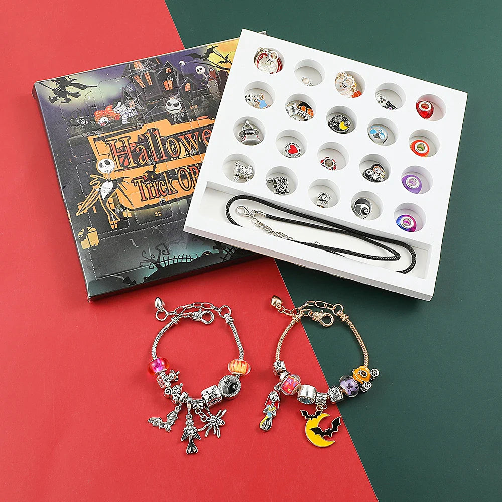 Halloween Blind Box Charm Bracelet Kit DIY Surprise - Tophatter Daily Deals