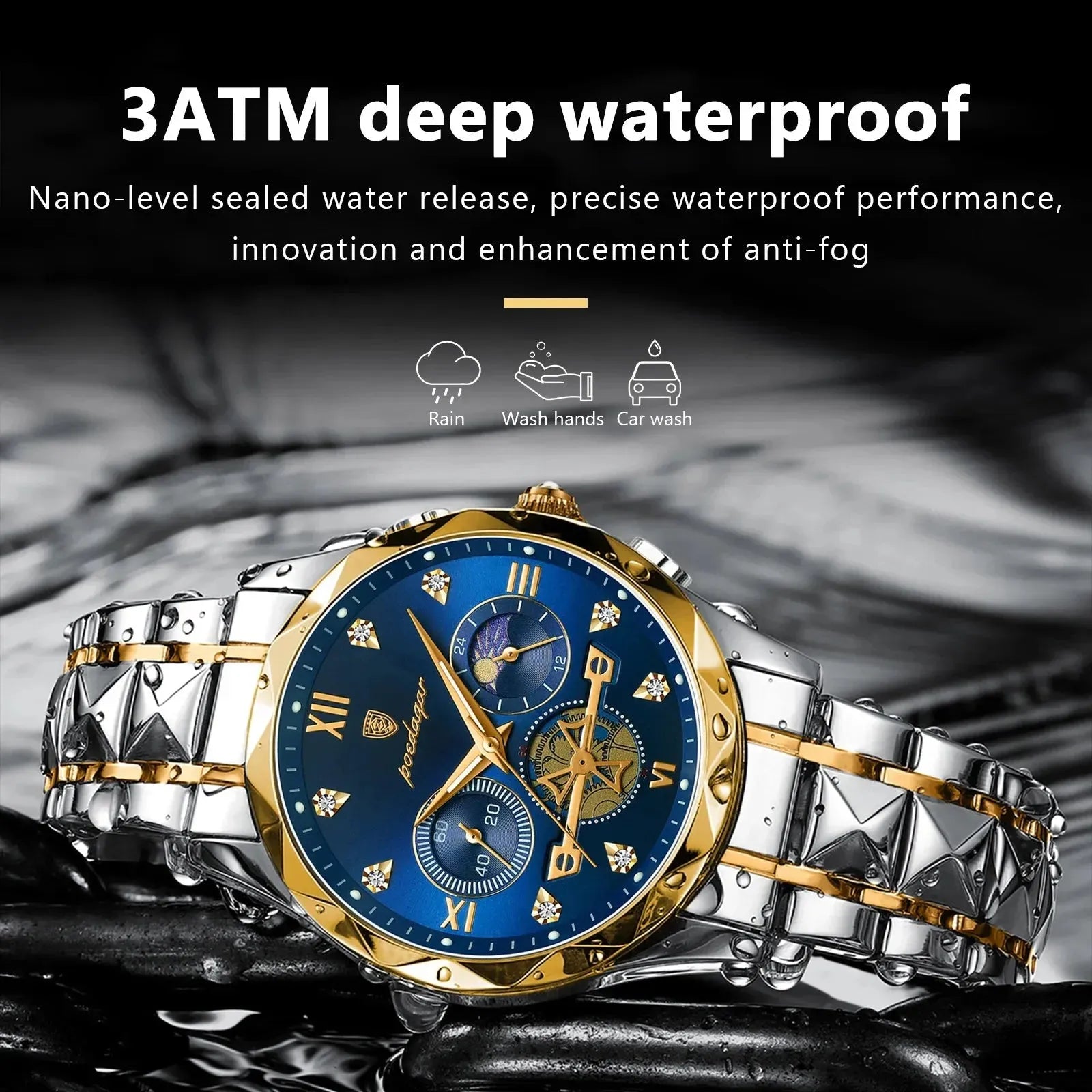 Viktor Po Edagar™ Luxury Men's Wristwatch Watches - Tophatter Daily Deals