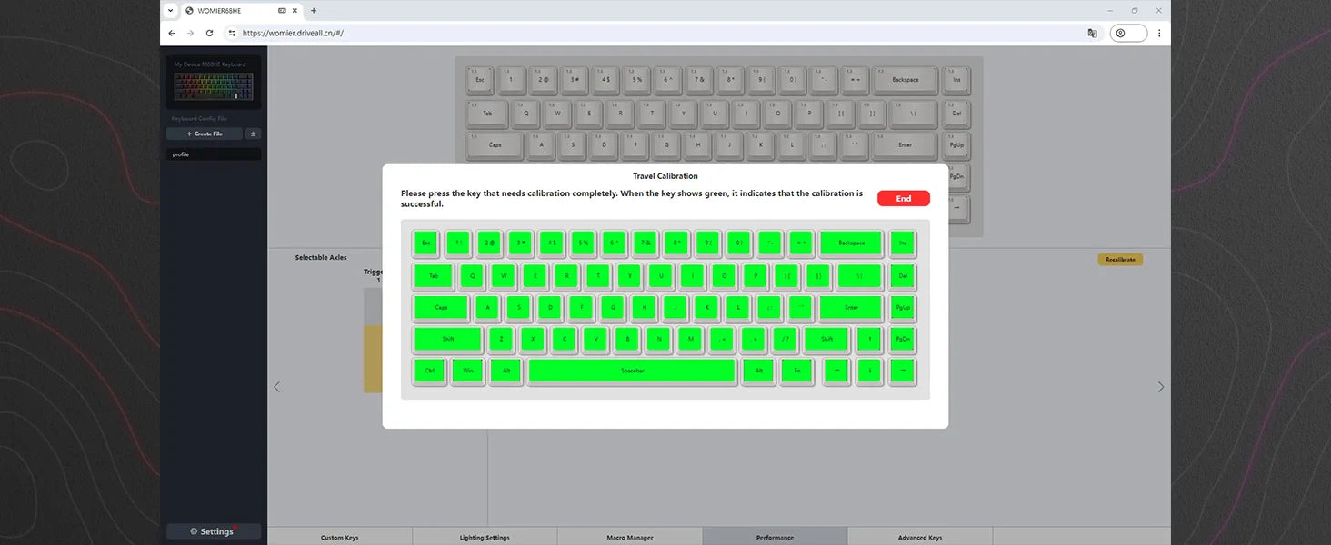 Mechanical Keyboard 68-Key Hall Effect RGB Wired Compact - Tophatter Daily Deals