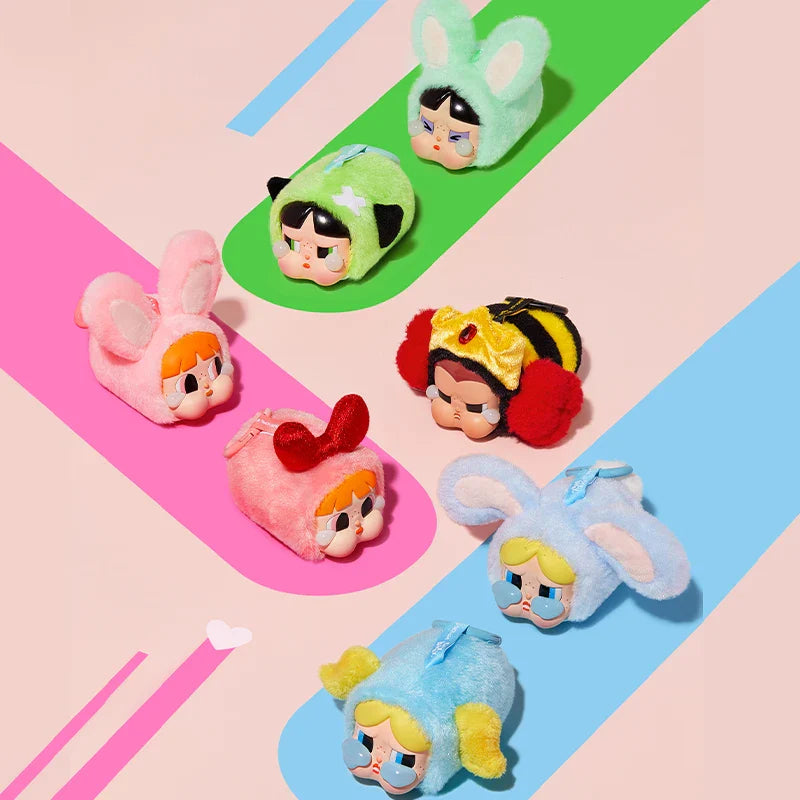 Genuine Pop Mart × Powerpuff Girls Series - Vinyl Face Plush Blind Box Flowers - Tophatter Daily Deals