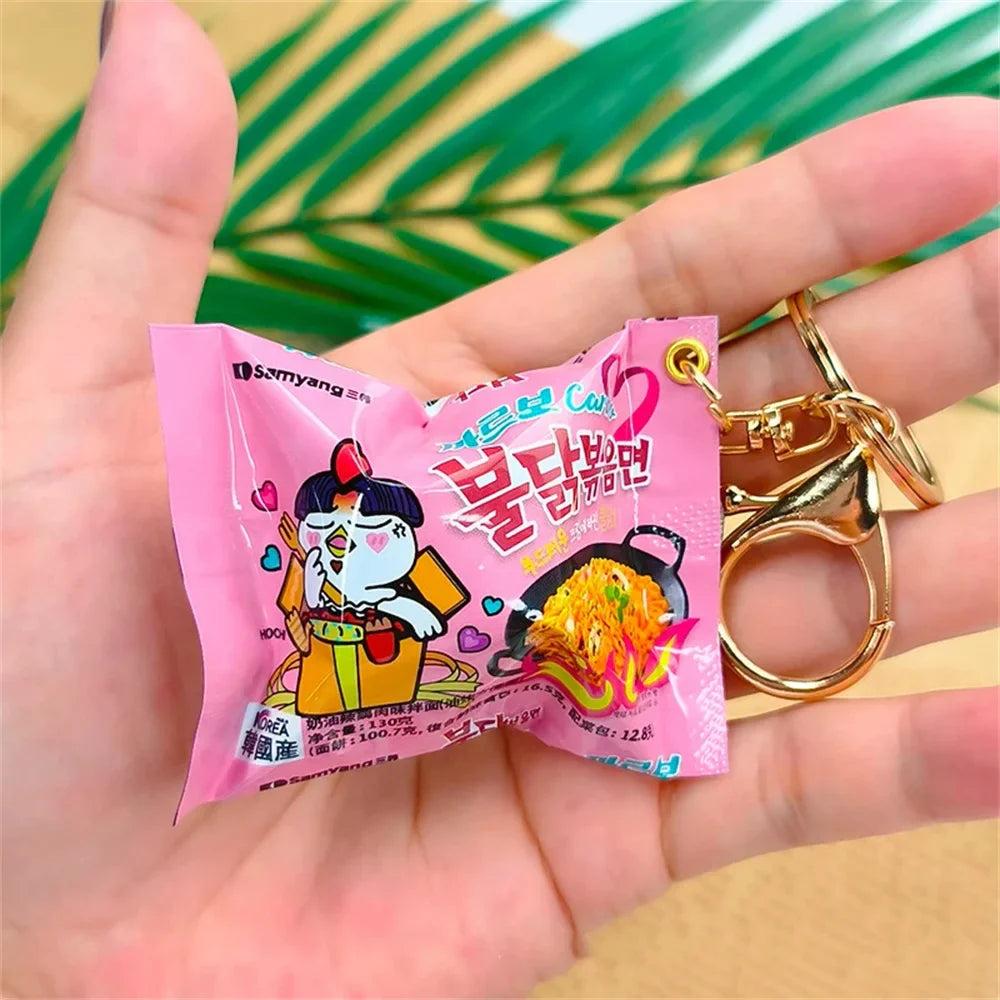 Instant Noodle Keychain Mini Snack Phone Charm Gift 3 - Tophatter Daily Deals