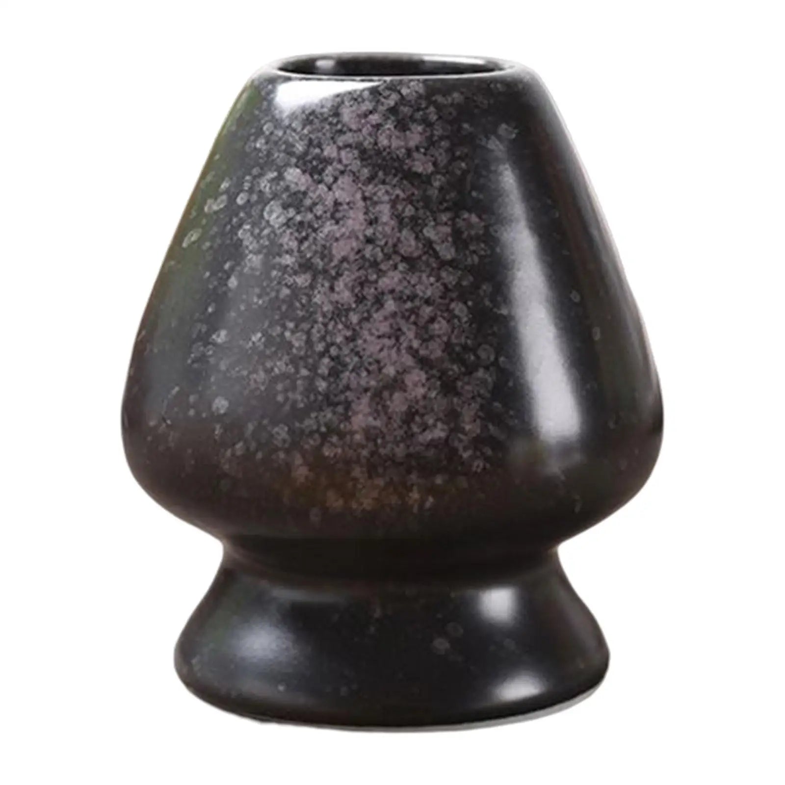 Matcha Whisk Holder Ceramic Chasen Stand Home Teaware Black and Pink - Tophatter Daily Deals