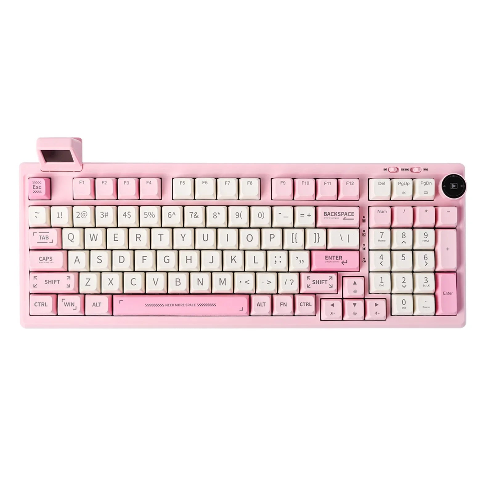 Mechanical Keyboard 97Key 95 Percent Gasket Mini Display - Tophatter Daily Deals