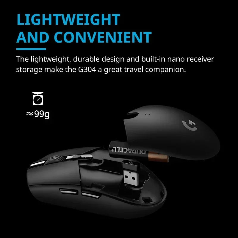 Wireless Lightweight Gaming Mouse HERO Sensor 12K DPI - Tophatter Daily Deals