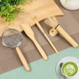 Bamboo Matcha Whisk Set With Holder Scoop Sifter Starter - Tophatter Daily Deals