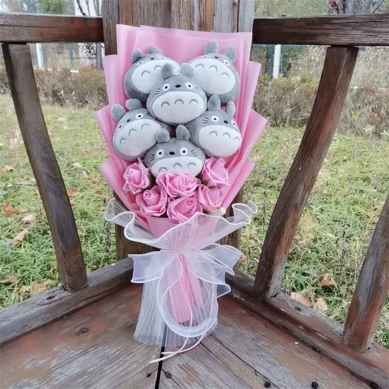 My Neighbour Totoro Plush Bouquet Flowers Anime - Tophatter Daily Deals