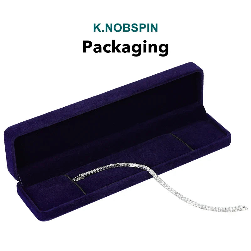 Moissanite 2mm Tennis Bracelet Sterling Silver White - Tophatter Daily Deals