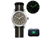Military Quartz Field Watch 37mm Sapphire Fall 2025 Grey3 - Tophatter Daily Deals