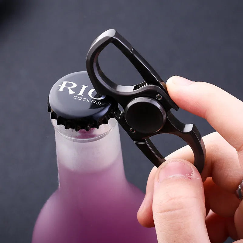 Fidget Spinner Keychain Stainless Steel EDC Gift 2025 - Tophatter Daily Deals