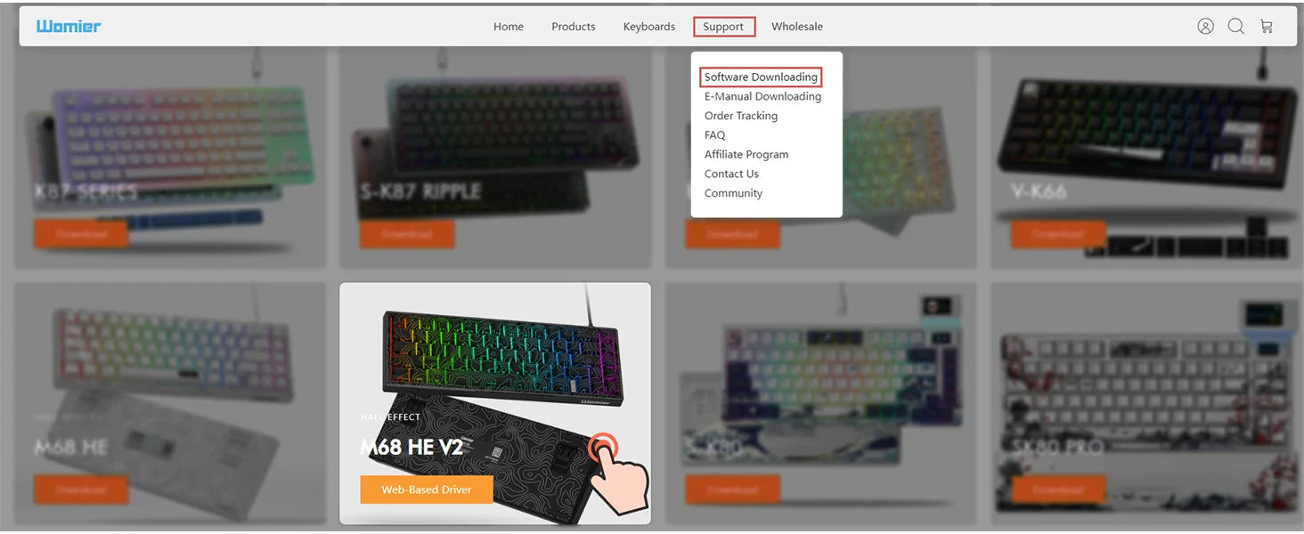Mechanical Keyboard 68-Key Hall Effect RGB Wired Compact - Tophatter Daily Deals