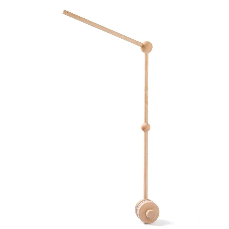 Baby Crib Mobile Wooden Musical Newborn Sensory Toys Bracket - Tophatter Daily Deals